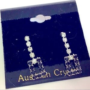 Austrian Crystal Pierced Earrings